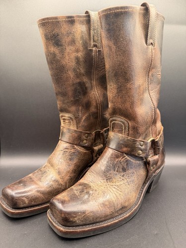 Frye harness biker boots - biker,