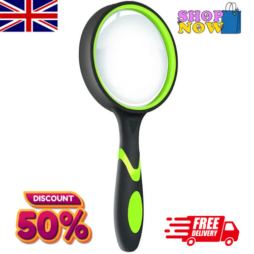 Magnifying glass 10x handheld - glass,