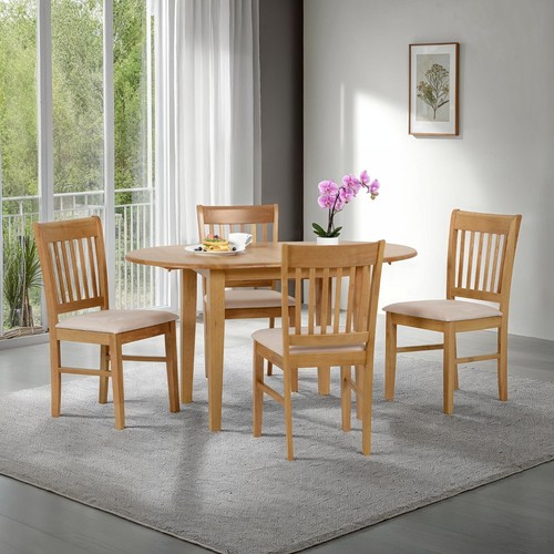 Oxford round extending dining - round,