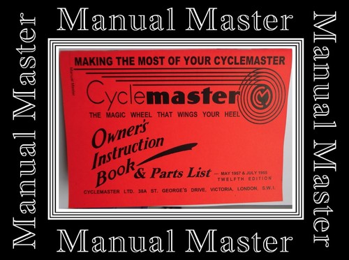 1957 cyclemaster 32c owners - 1957,