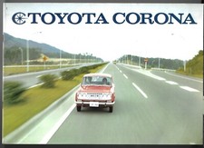 Toyota Corona 1500 c1966-67 UK Market Sales Brochure Saloon De Luxe Estate