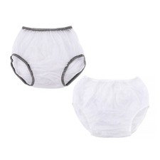 Reusable Adult Incontinence Underwear Water Resistant Plastic Diaper Cover Pant