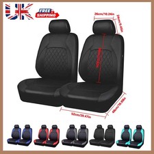 4x Front Fabric Car Seat Cover
