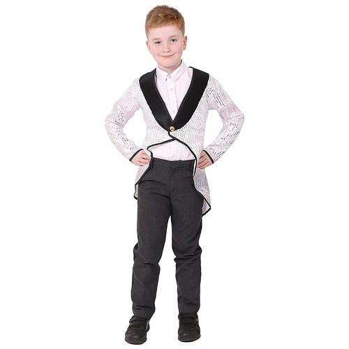 Childs silver sequin tailcoat - childs,