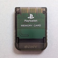 PS1 Memory Card Smoke Grey