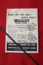 WRIGHT CHAINSAW 1966 ORIGINAL