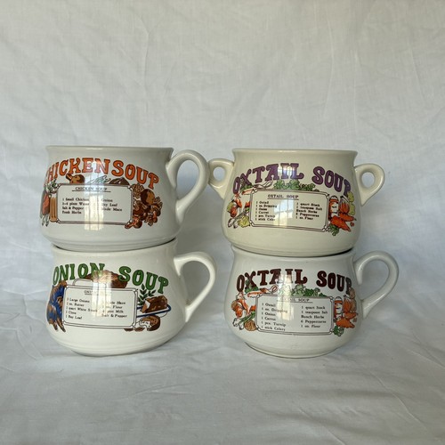 Vintage ceramic mug - set, recipe
