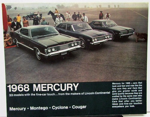 1968 mercury dealer - mercury,