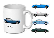 MUG - JAGUAR CLASSIC  (Various Models) - Double Sided Car Art Coffee Cup Tea
