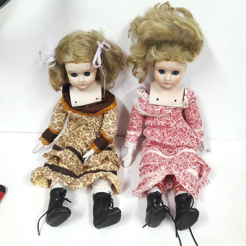 Inch doll with - doll, bisque