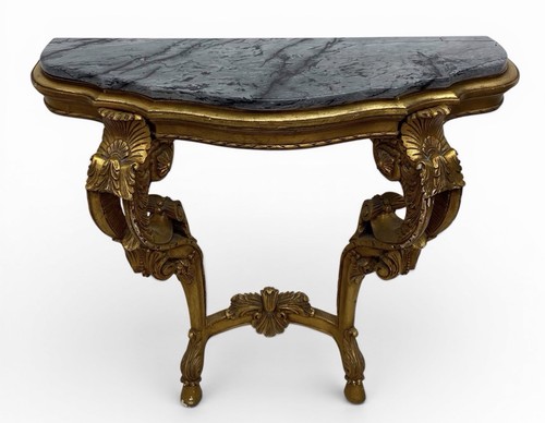Italian giltwood console - italian, table