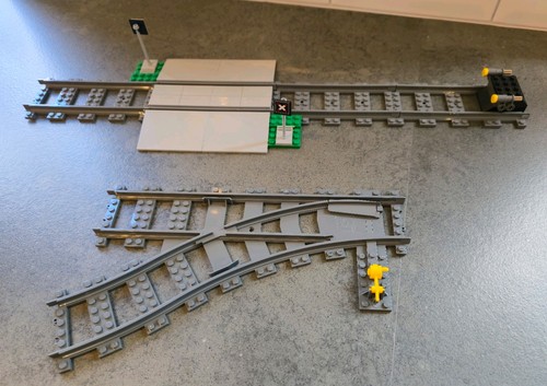 Lego train switching crossing - lego,