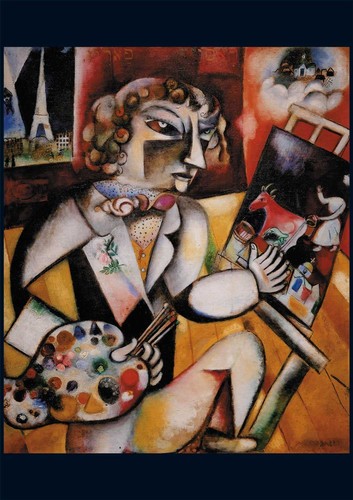 Piatnik chagall self portrait - piatnik,