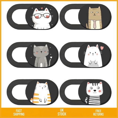 Cute cat privacy webcam cover - cute,