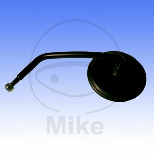 Left black round mirror - left,