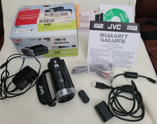 JVC Everio GZ-EX515BU Camcorder Tested WORKING - with Accessories