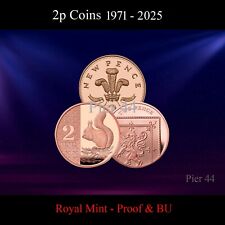 1971 - 2025 Two Pence Coins 2p