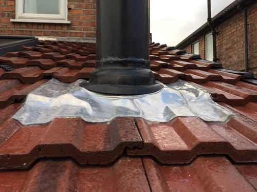 Seldek aluminium roof - aluminium, flashing