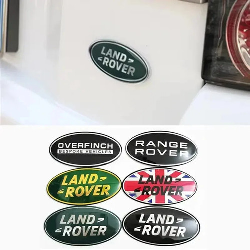 Aluminium land rover emblem - 3d,
