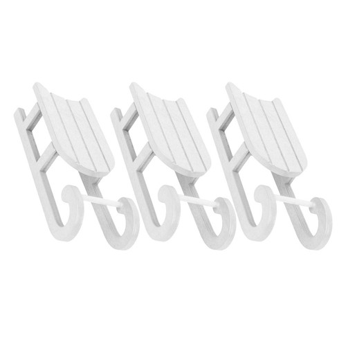 3pcs mini wooden - wooden, santa