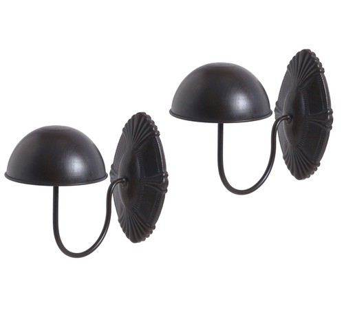 Decorative black metal vintage - black,
