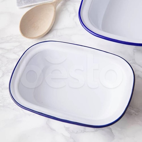 White blue enamel falcon - white,