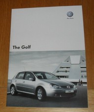 Volkswagen VW Golf Mk5 Brochure 2008 1.4 2.0 GT Sport TDI 140 GTI Edition 30 R32