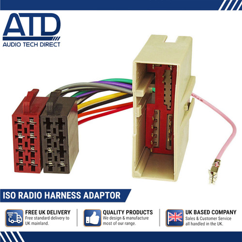 Iso radio adaptor - radio, for