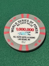 1 Million  NCV Rio WSOP Bud Jones Poker Chip Paulson Chipco