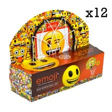 x12 Official Emoji Mini Basketball Set Job Lot Wholesale Bulk Stock Clearance