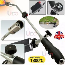 Butane Weed Gas Burner Wand Blowtorch Garden Torch Weeds Killer Adjustable Flame