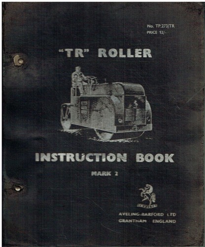 Aveling barford mk2 type - tr, (type