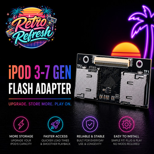 Dual microsd flash - tf, adapter