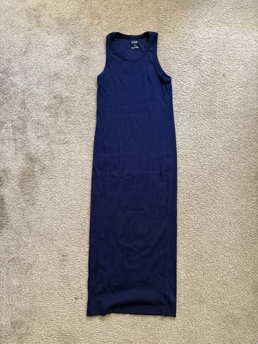 Cos tank ribbed maxi dress - ribbed,