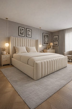 Luxury Winged Panel Bed