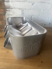 Red Bull V6 Engine Block Metal Ice Bucket Drinks Cooler Rare