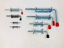 Spring Loaded Shoot Bolts (FREE P&P) Gate Door Catch Stable Horse Box Trailer