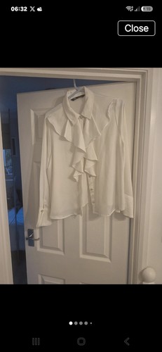 Zara frill blouse size - frill,