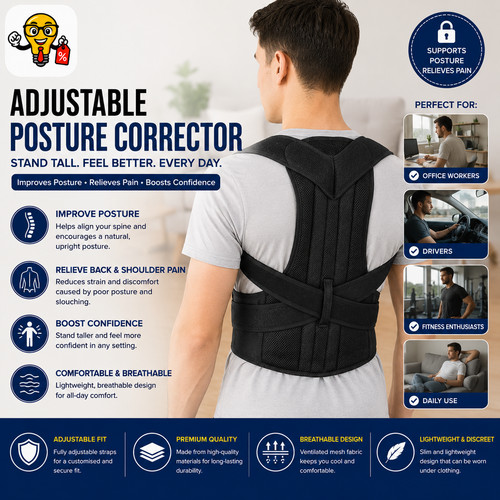 Adjustable posture corrector - adjustable,