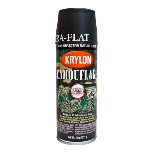 Krylon camouflage spray - camouflage,