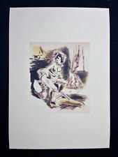 Erotic Art Print by Louis Berthomme St Andre (1905-1977) “Lick Fanny Love” 1930