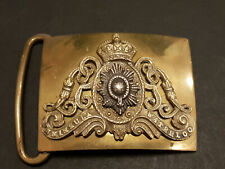 Original Brass Victorian Household Cavalry Officers Waist Belt Clasp (no pins)