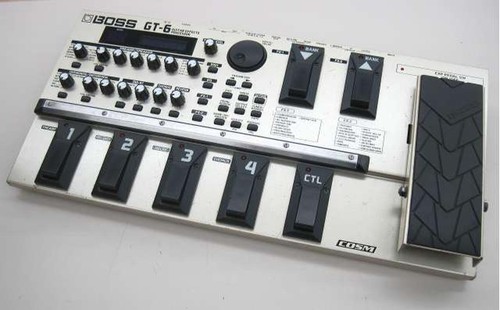 Boss guitar multi effects - boss, gt-6