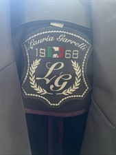 BNWT Lauria Garrelli Ladies Navy With Purple Trim Show Jacket Size 34