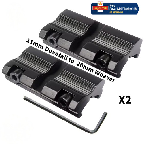 11mm dovetail 20mm weaver - 20mm,