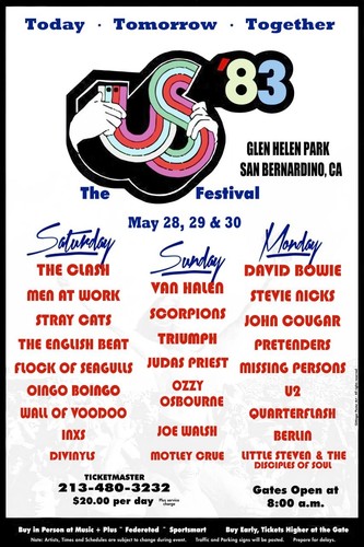 Festival lineup poster - us,