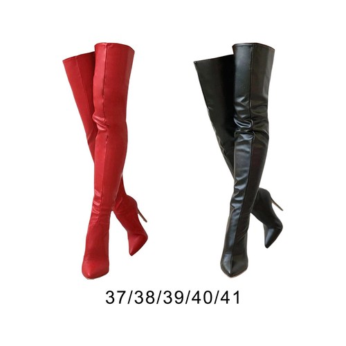 Thigh high boots heel - high,