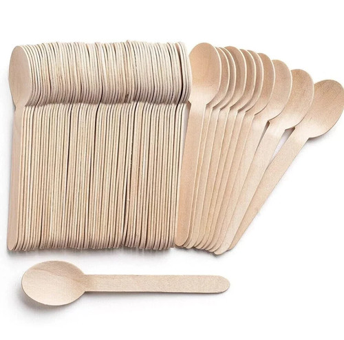 Wooden disposable spoons eco - spoons,,