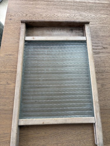 Vintage glass washboard - vintage,