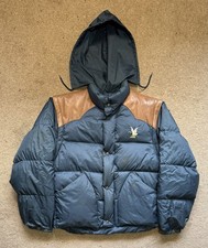 Chevignon Sport Togs Unlimited Down Navy Vintage Puffer Jacket Coat Mens Large